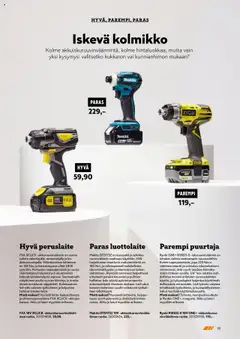 Kaupan K-Rauta Tarjoukset - Remppa-lehteä esikatselu, voimassa 01/09/2025 | Sivu: 69
