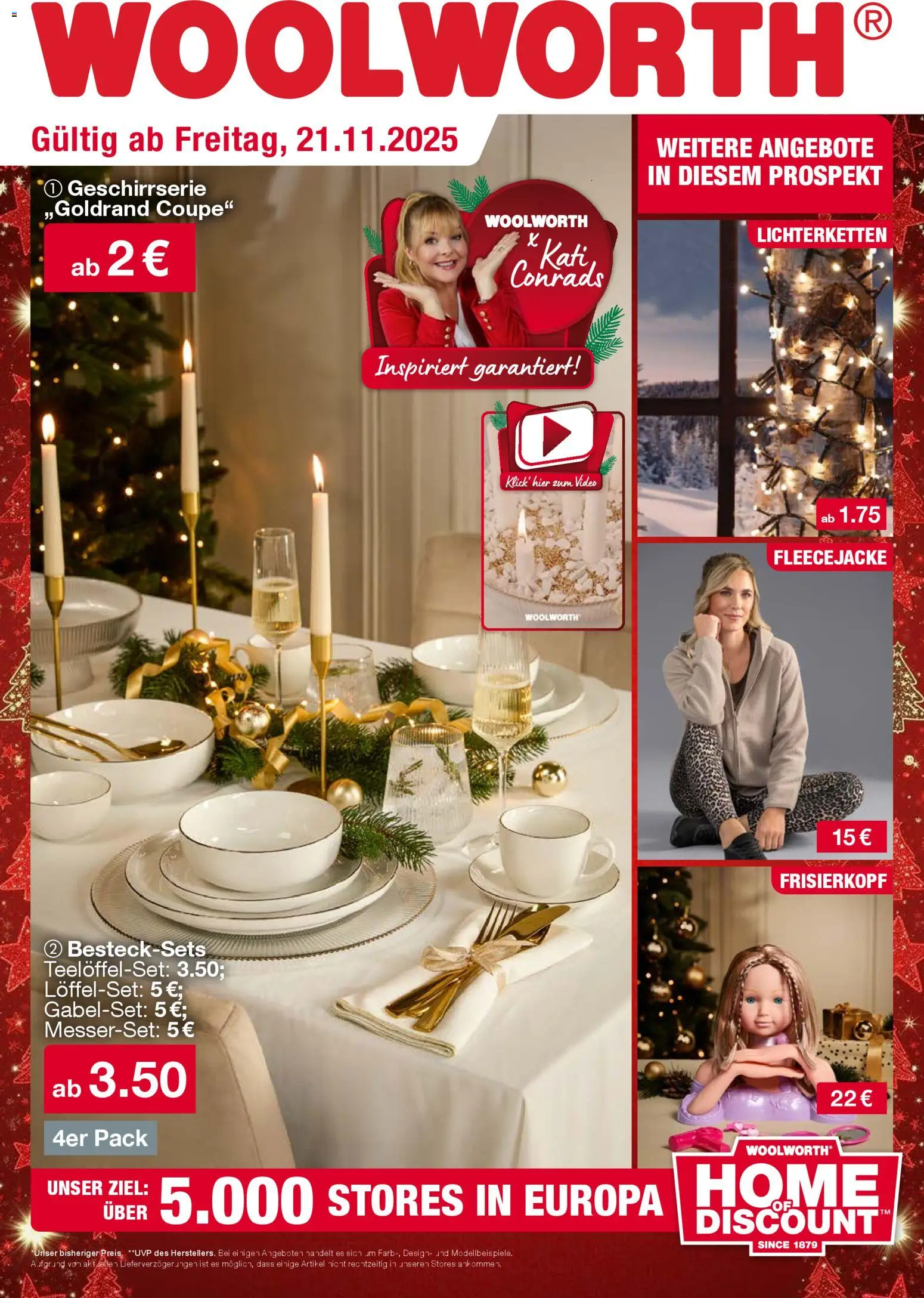 Vorschau der Angebote: Woolworth Flugblatt gültig ab 21.11.2025