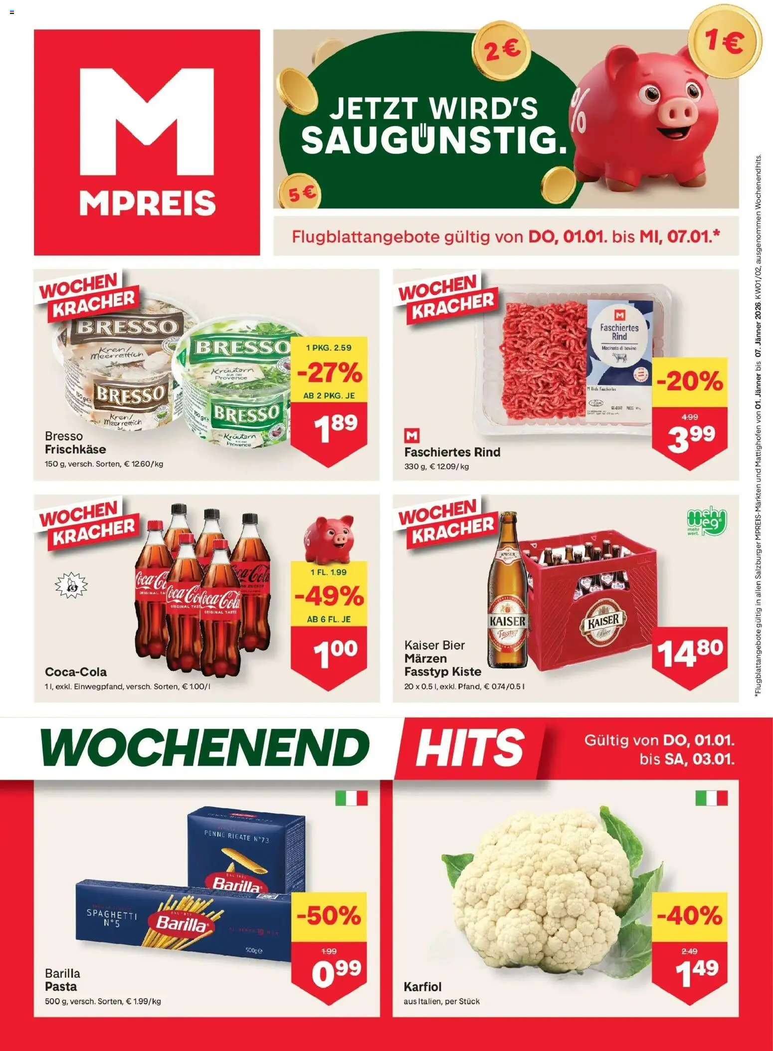 Vorschau der Angebote: MPREIS Altenmarkt gültig ab 01.01.2026