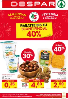 Anteprima dell'opuscolo Volantino Bolzano dal negozio Despar valido da 16/10/2025