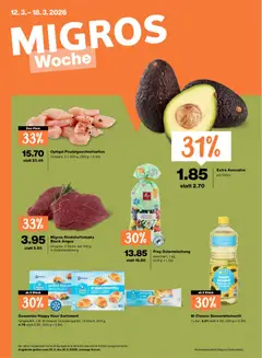 Vorschau des Merkblatts Migros aktionen vom Shop Migros gültig von 12.03.2026 bis 18.03.2026
