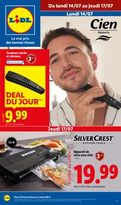 Prévisualisation de Les bonnes affaires de la semaine du magasin LIDL formulaire valide 14/07/2025