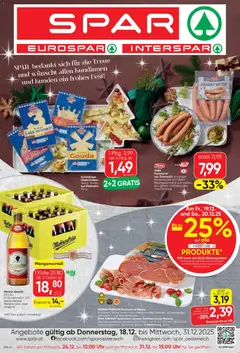 Vorschau der Angebote: Spar Aktuelle Angebote gültig ab 18.12.2025