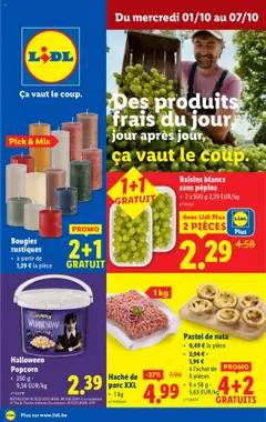 Prévisualisation de Folder de la semaine 40 du magasin Lidl formulaire valide 01/10/2025