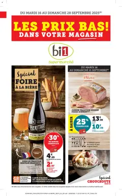 Prévisualisation de Catalogue du magasin bi1 formulaire valide 15/09/2025