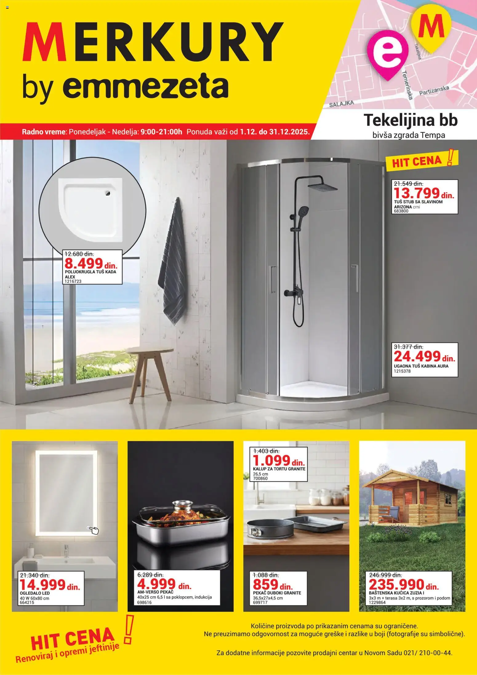 Pregled Emmezeta kataloga - važi od 01.12.2025