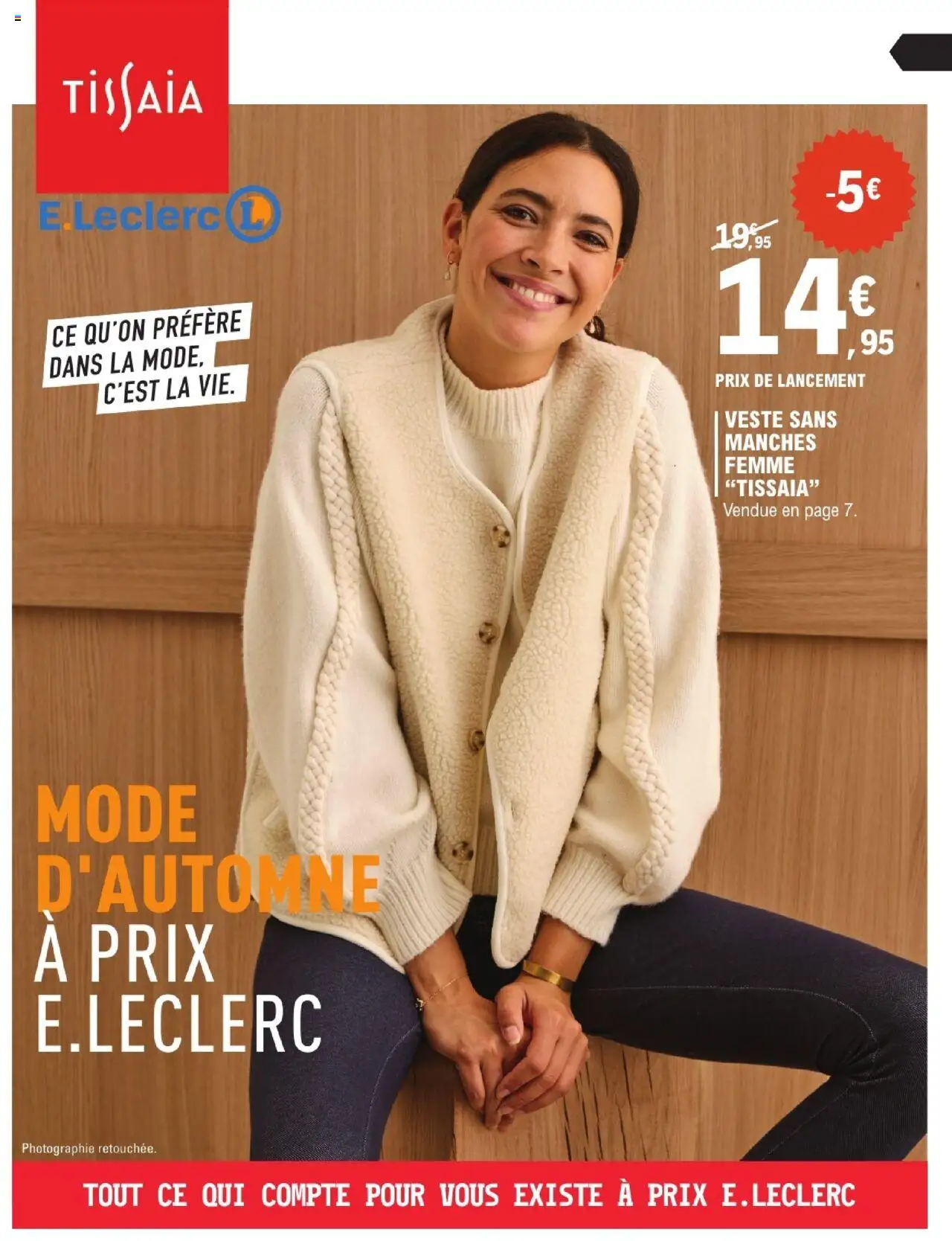 Catalogue Tissaia de la boutique E.Leclerc valable du 14/10/2025 - Page numéro 1