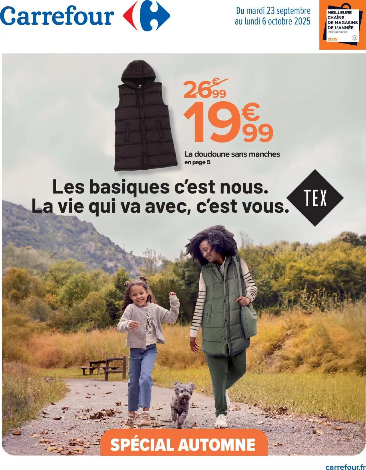 Catalogue spécial automne de la boutique Carrefour valable du 23/09/2025 - Page numéro 1