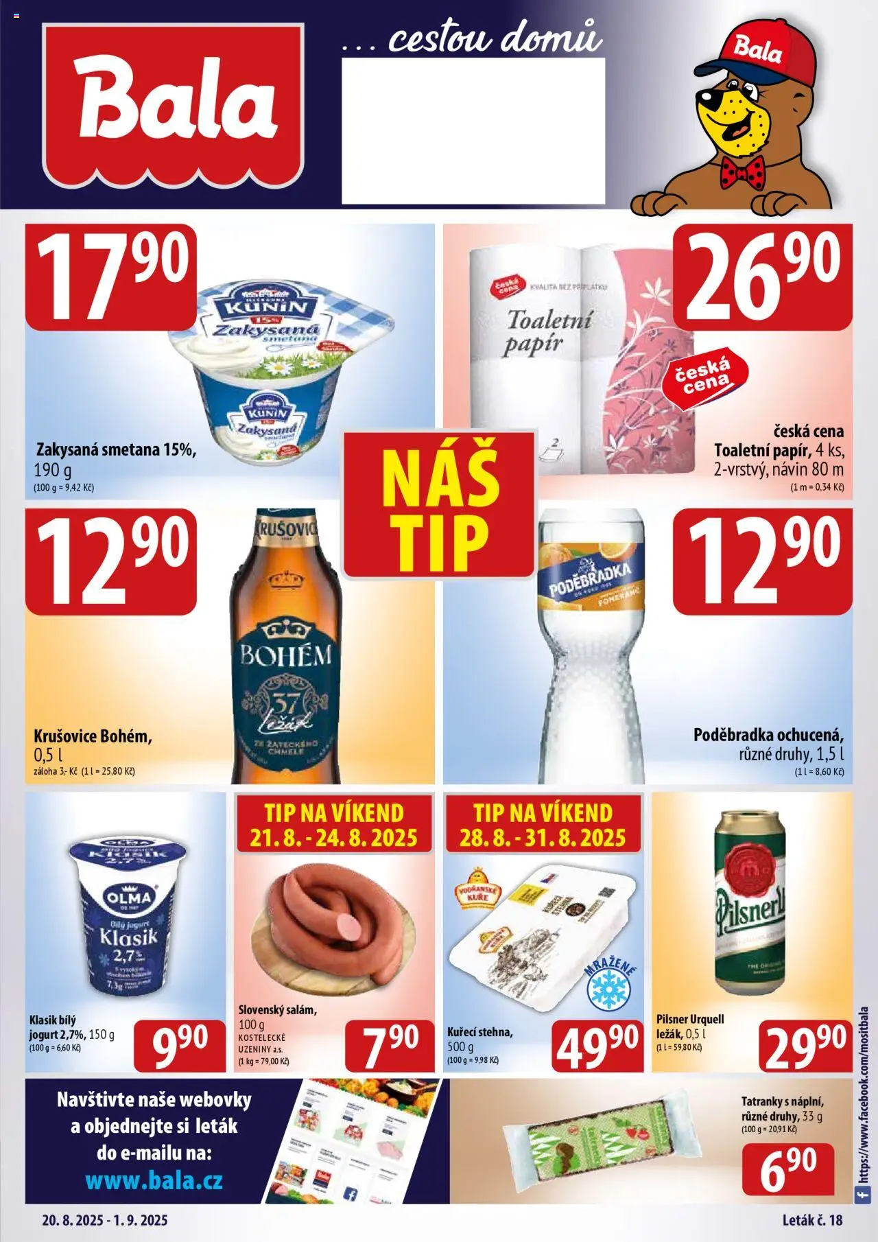  BALA Velký leták + (20.08.2025 - 01.09.2025)