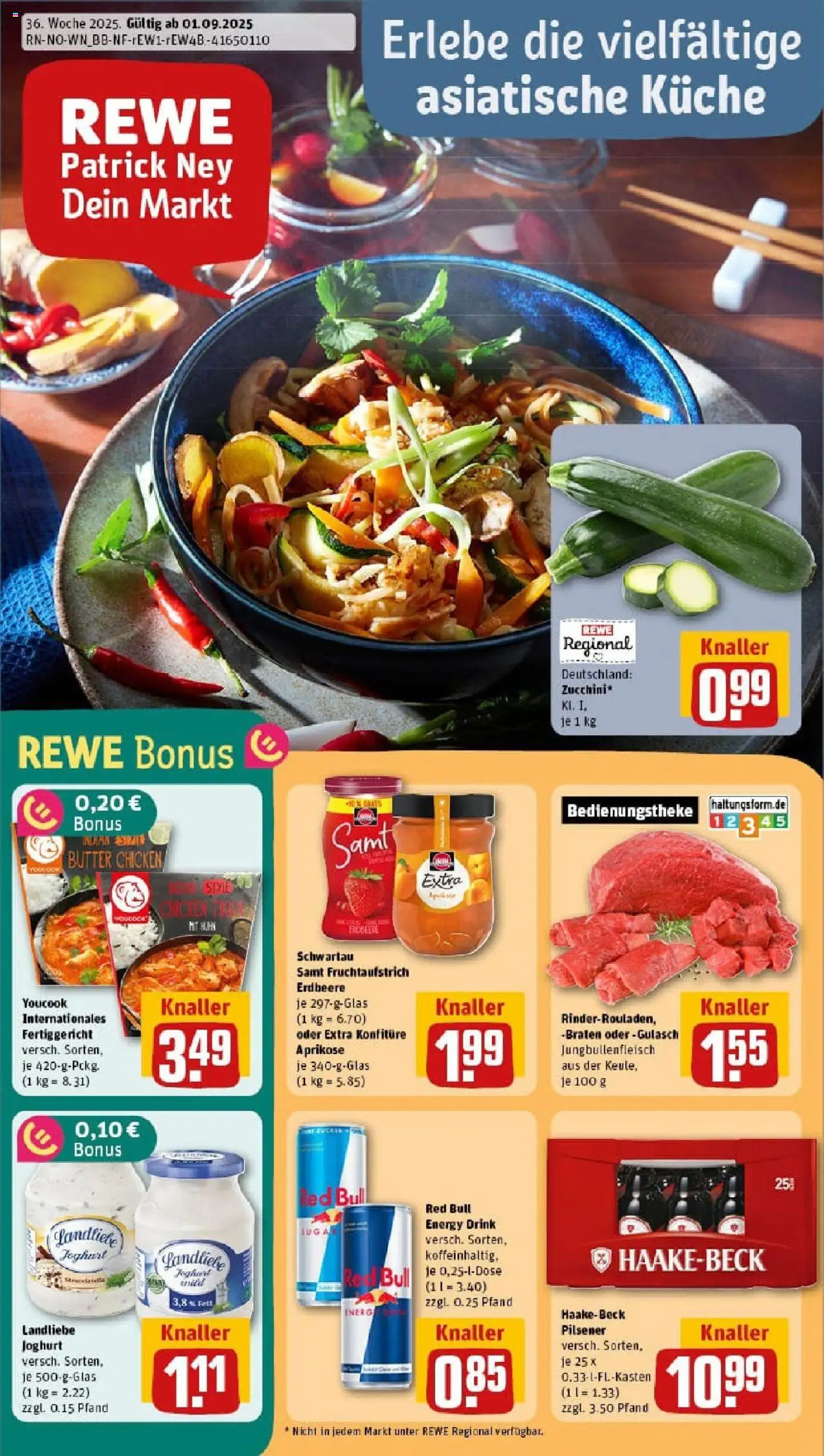 REWE Prospekt ab 01.09.2025 nächste Woche - Prospekt Geestland (Langen)	