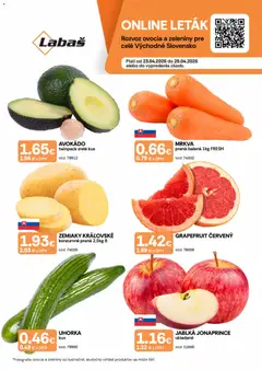 Náhľad Labaš letáku platného od 23.04.2026