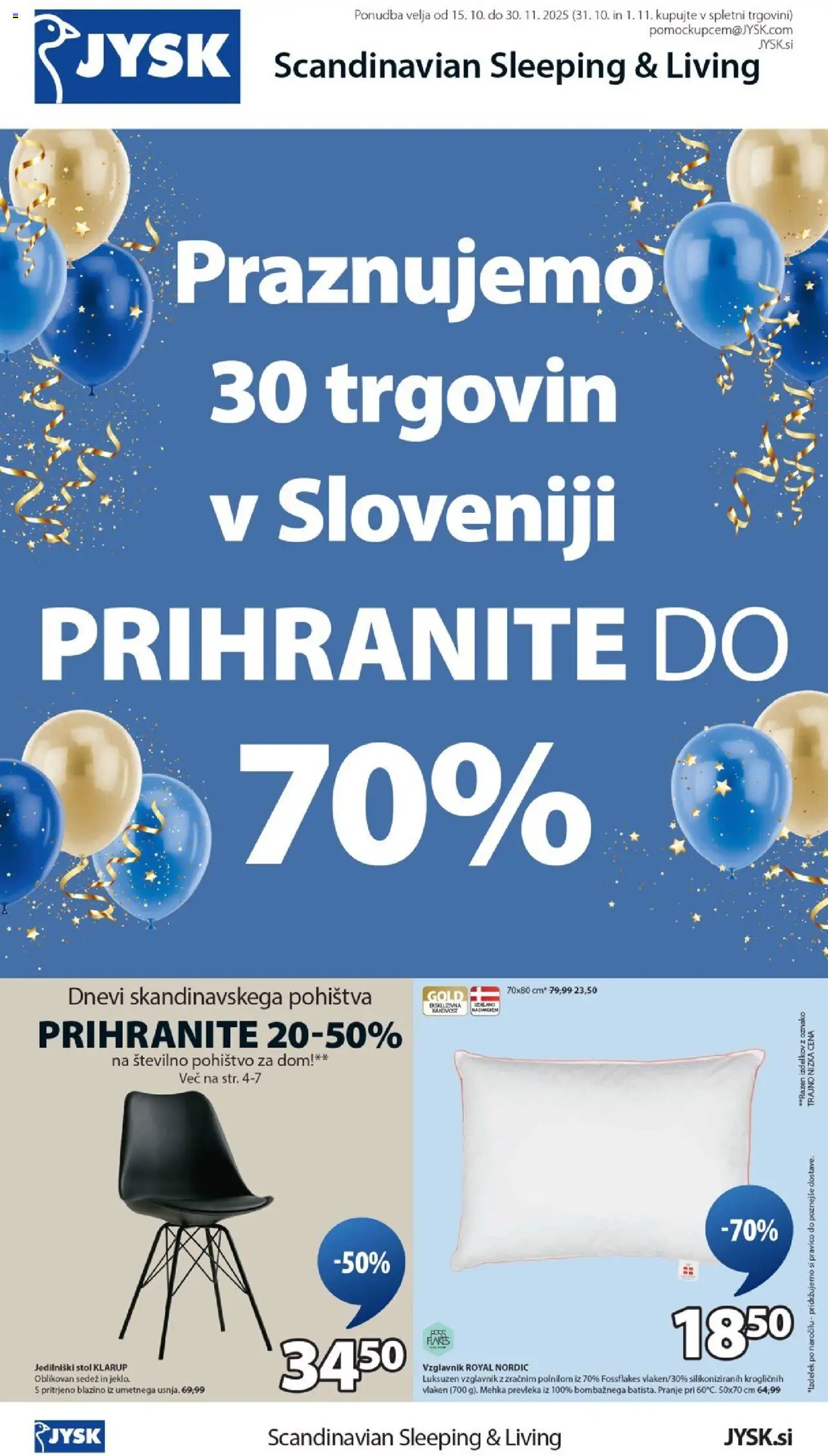 JYSK Katalog od 15.10.2025 - aktualna ponudba - stran 1