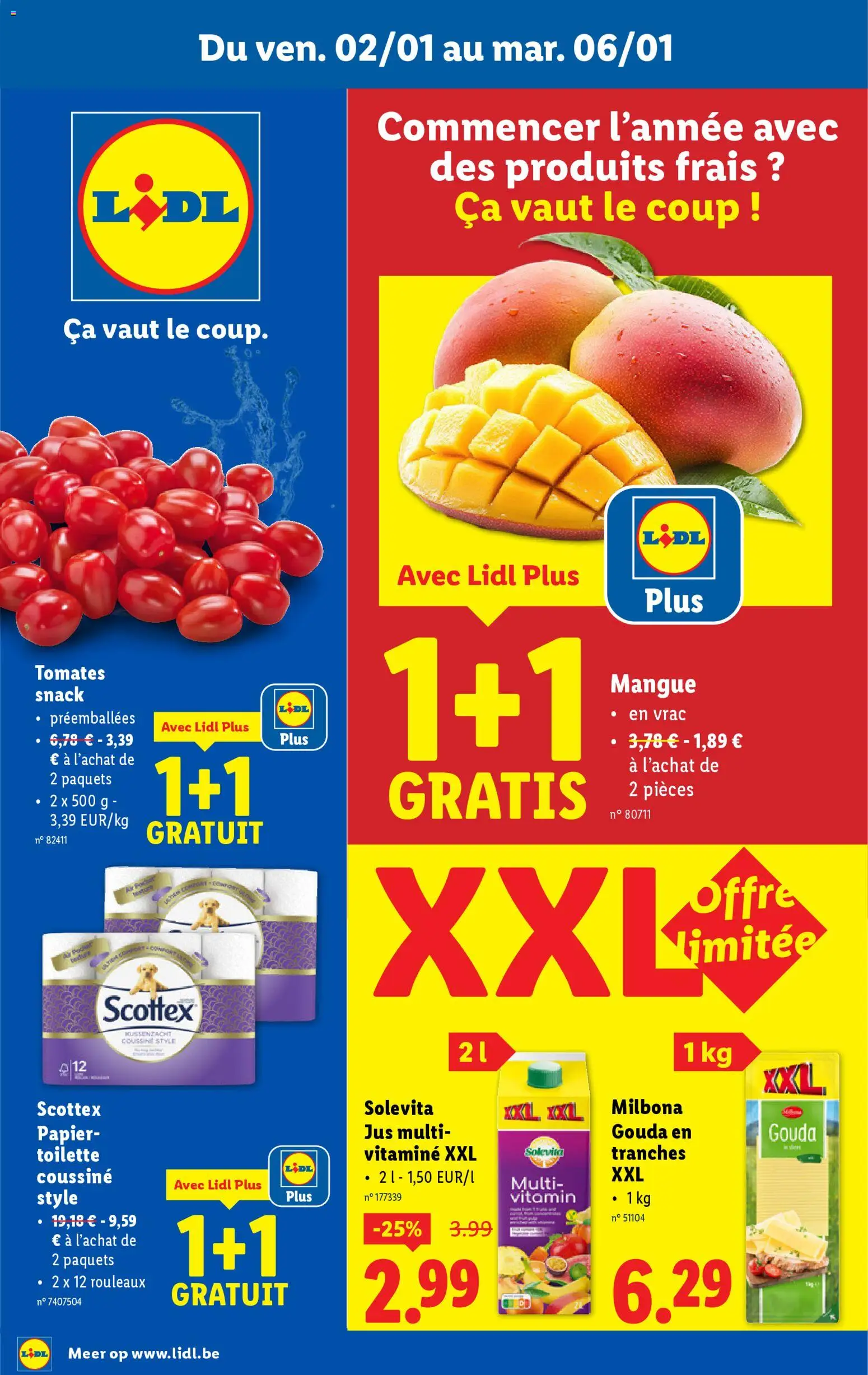 Voorbeeld van Folder week 1 van winkel Lidl geldig vanaf 29/12/2025
