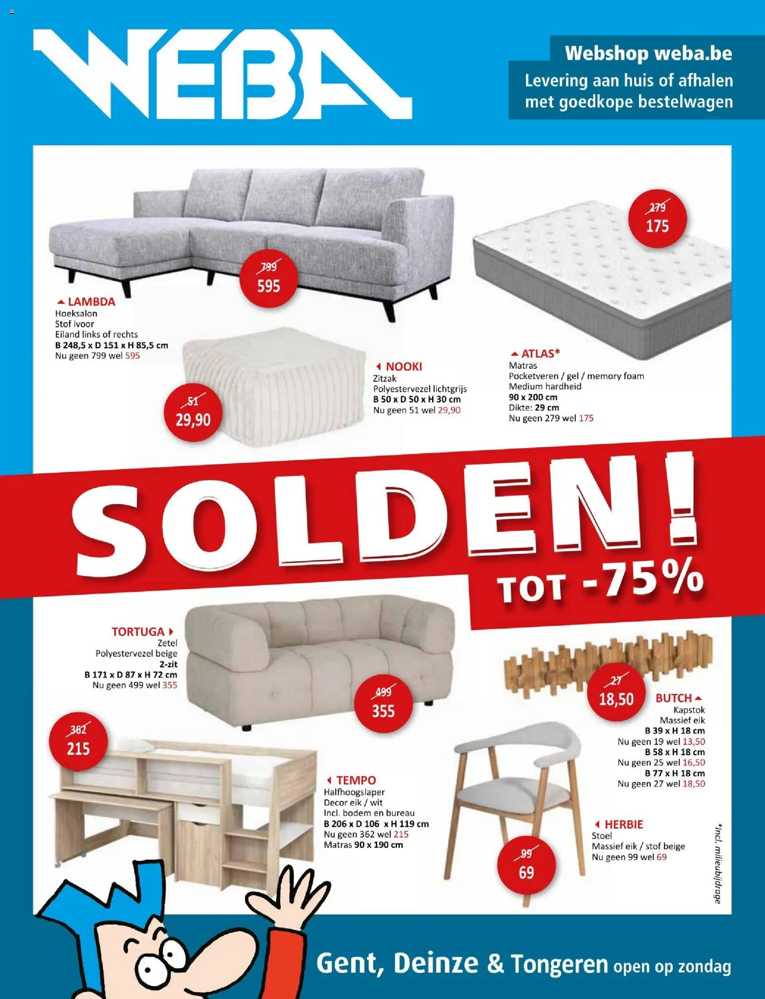 Voorbeeld van Folder van winkel Weba geldig vanaf 02/01/2026
