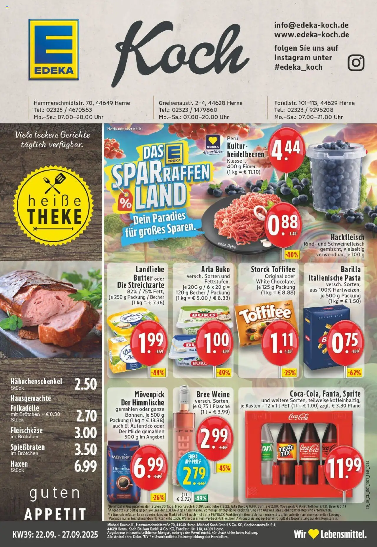 EDEKA Prospekt ab 21.09.2025 - Prospekt Herne Online