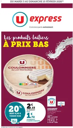 Prévisualisation de Catalogue du magasin U Express formulaire valide 03/02/2026