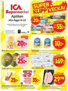 Förhandsgranska reklamblad Aktuella reklamblad ICA Supermarket från butik ICA Supermarket gäller från 02/02/2026