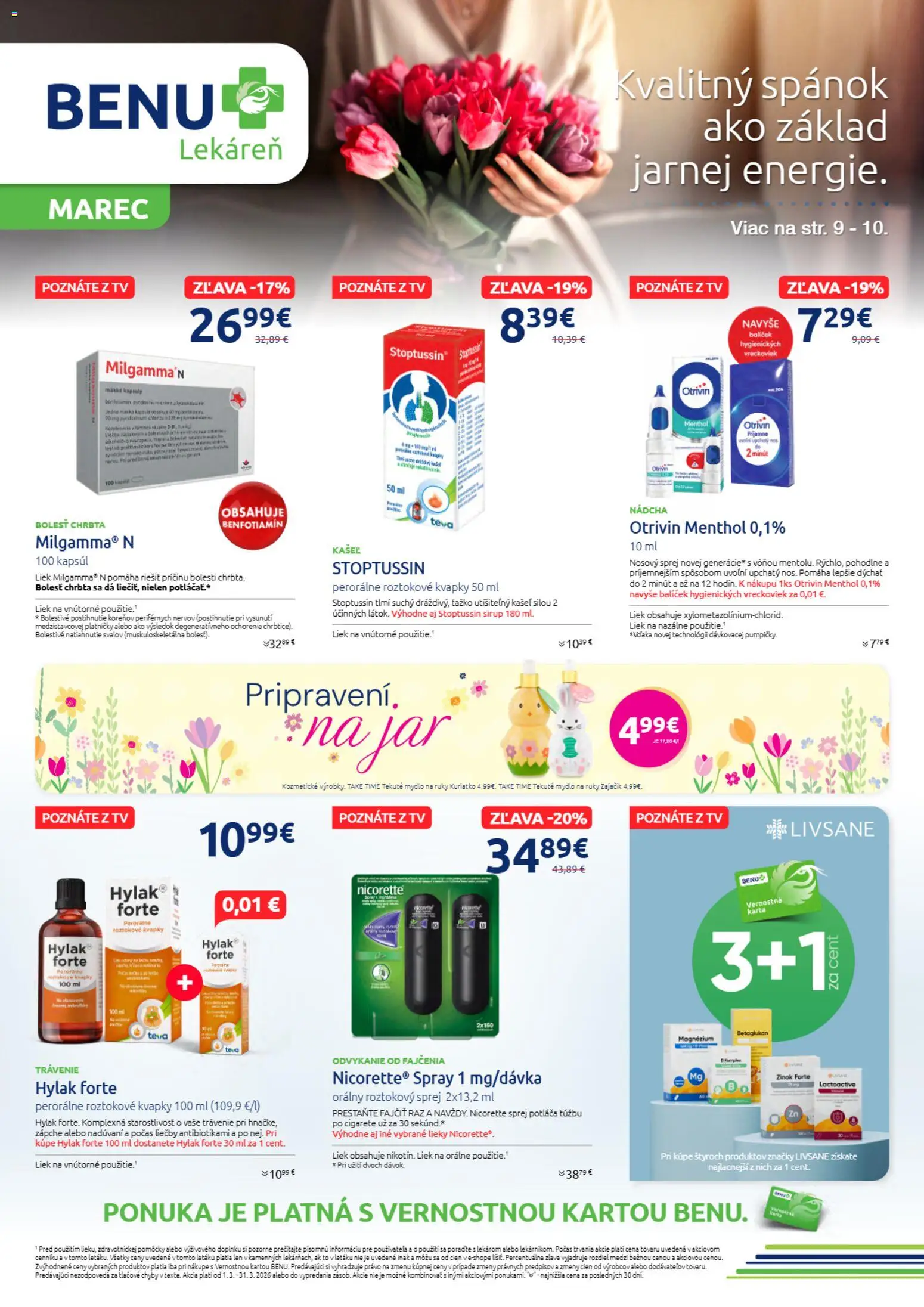 Náhľad BENU Lekáreň letáku platného od 01.03.2026