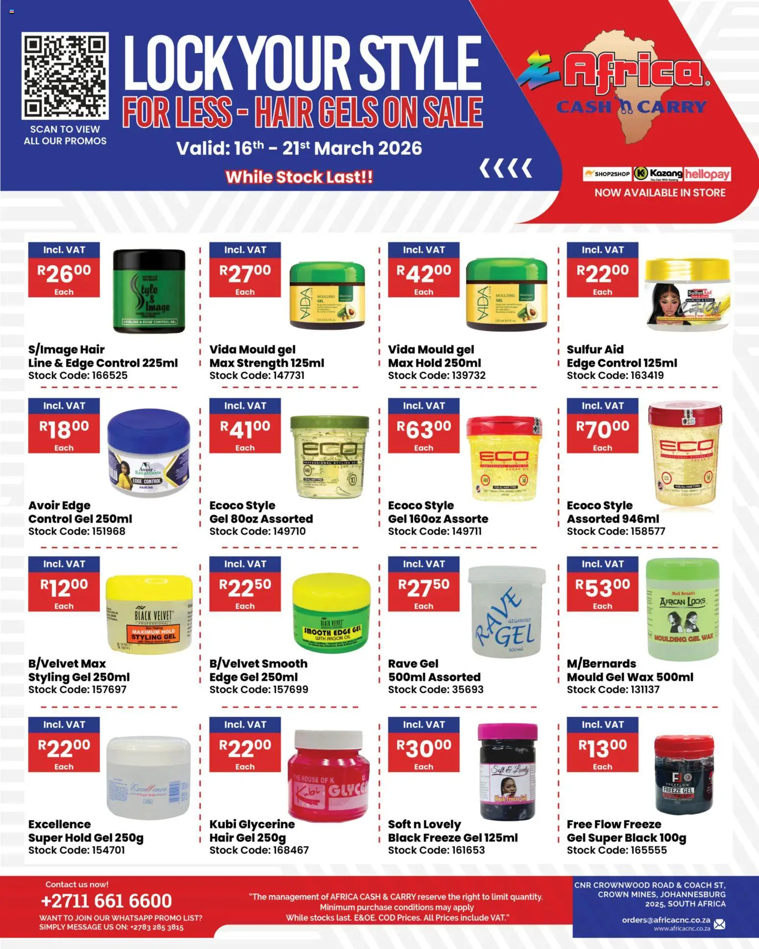 Preview of Africa Cash & Carry flyer valid from 16/03/2026