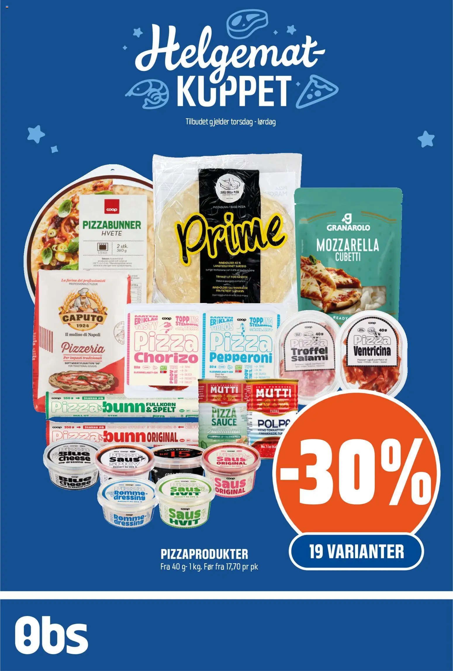 Forhåndsvis Coop Obs Helgemat Kuppet fra butikk Coop Obs gyldig fra 16/04/2026