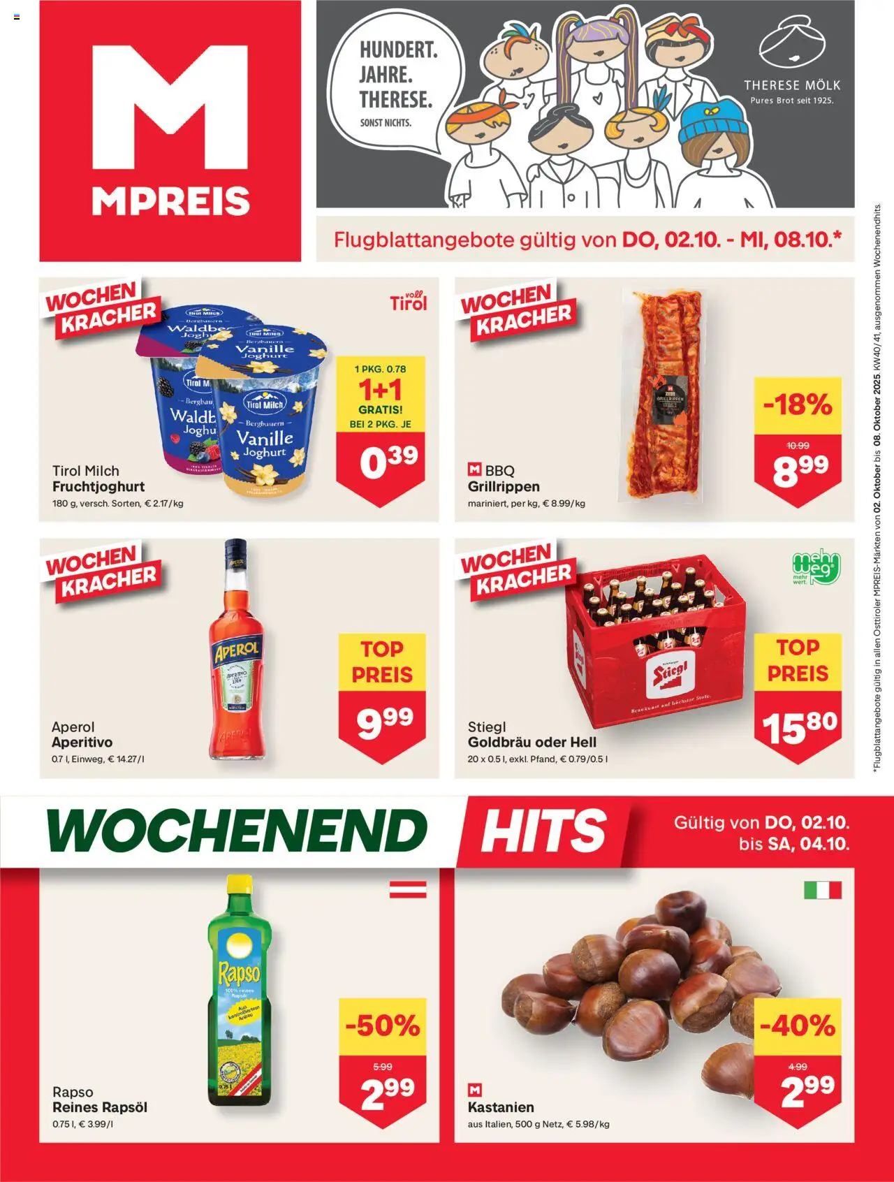  MPREIS Anras ab (02.10.2025 - 08.10.2025) - Seite 1