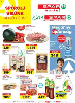 Spar Market - Akciós újság Spar Market megtekintése, amely érvényes 2025.07.24.-től