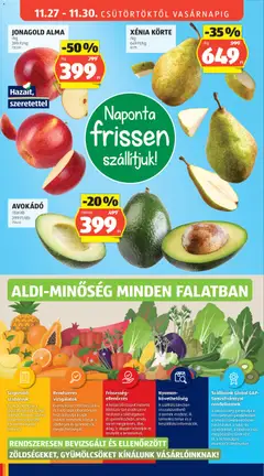 Aldi - Black Friday megtekintése, amely érvényes 2025.11.27.-től | Oldal: 8