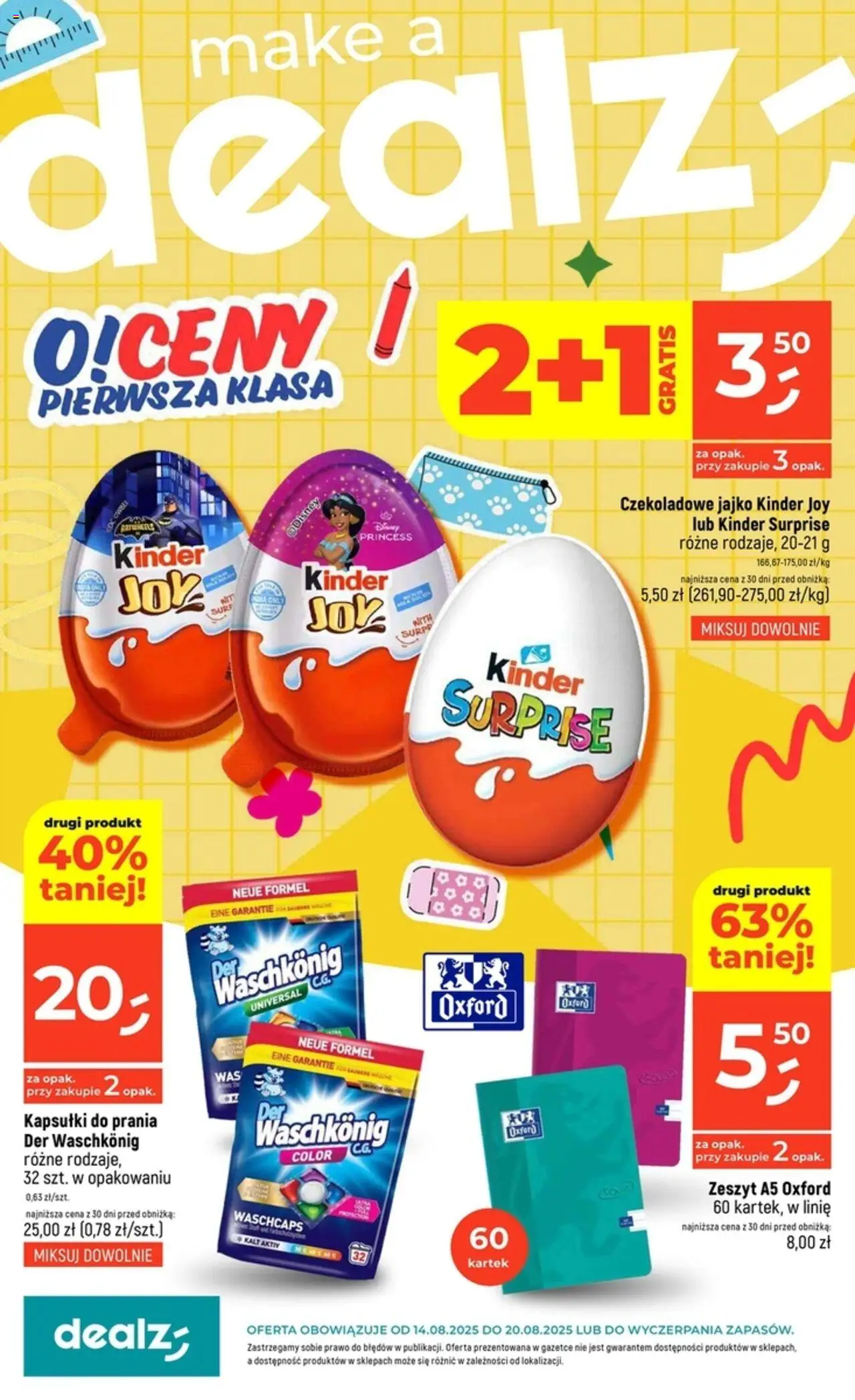 Dealz Gazetka od 14.08.2025 - Nowa Gazetka - Numer strony 1