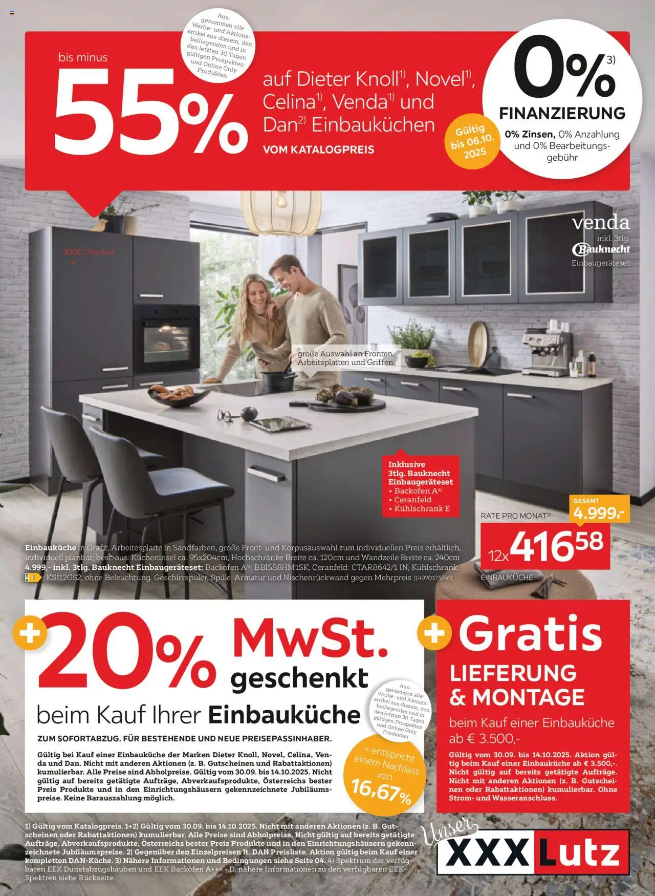  XXXLutz Einbauküche ab (30.09.2025 - 14.10.2025) - Seite 1
