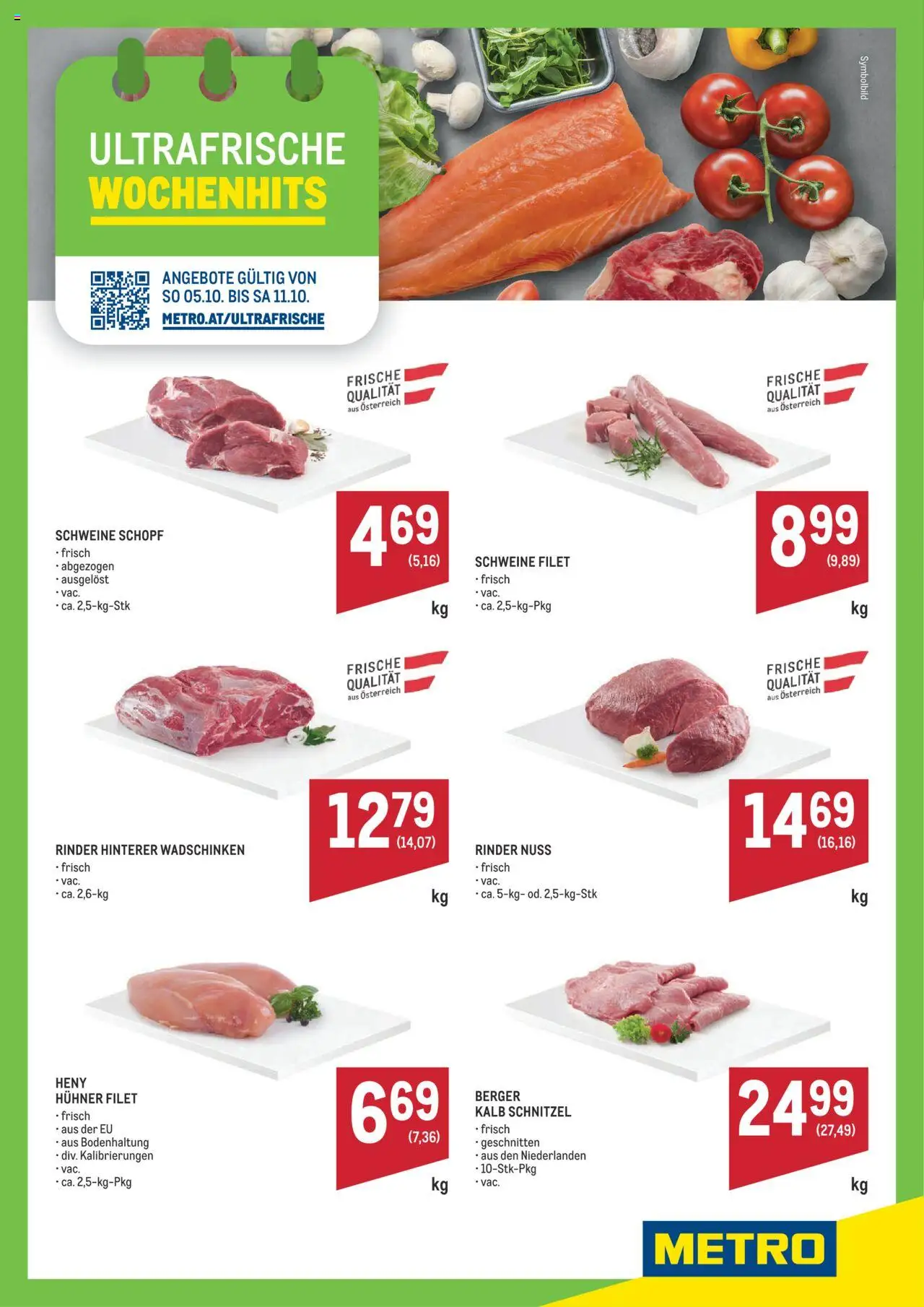  Metro Angebote Wochenhits ab (05.10.2025 - 11.10.2025) - Seite 1
