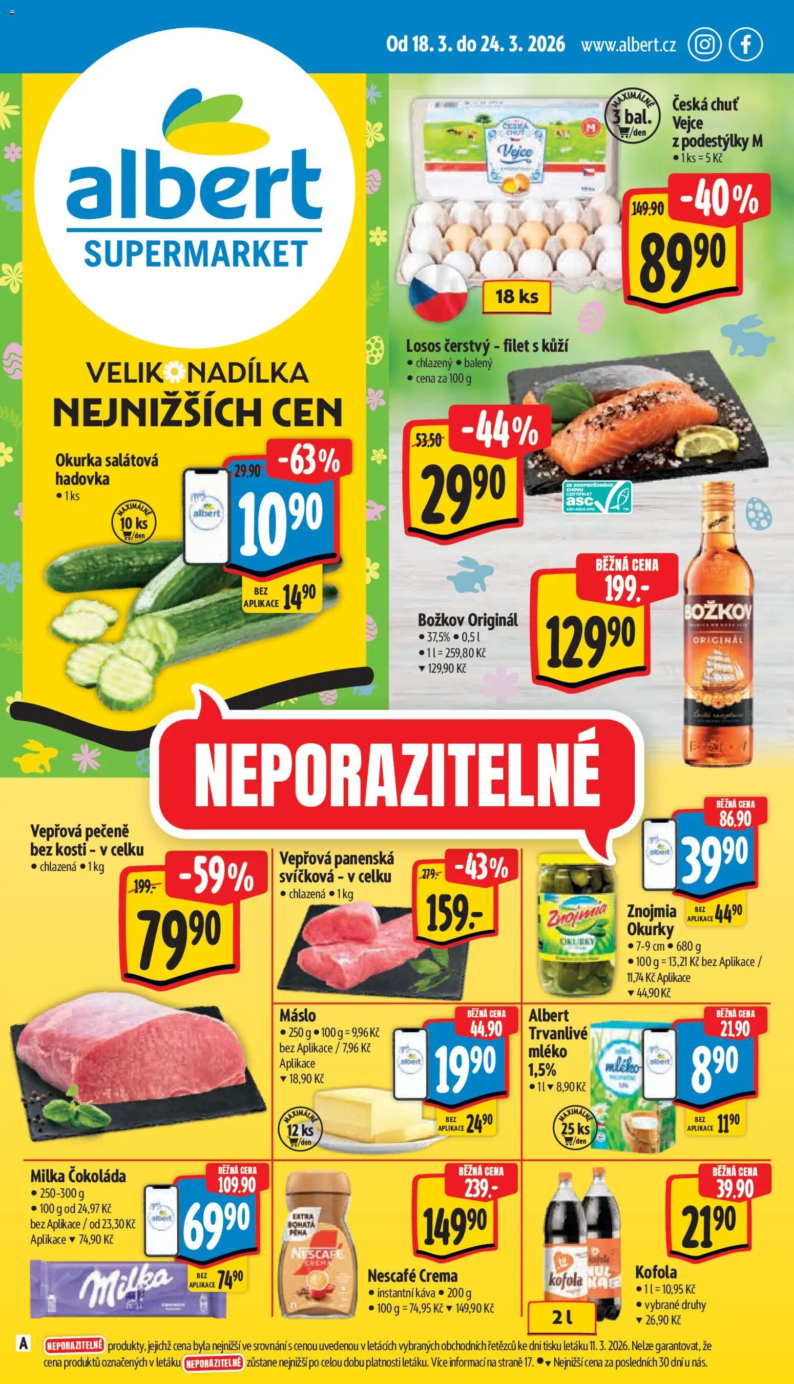 Náhled nabídky: Albert Albert leták - Supermarket platný od 18.03.2026