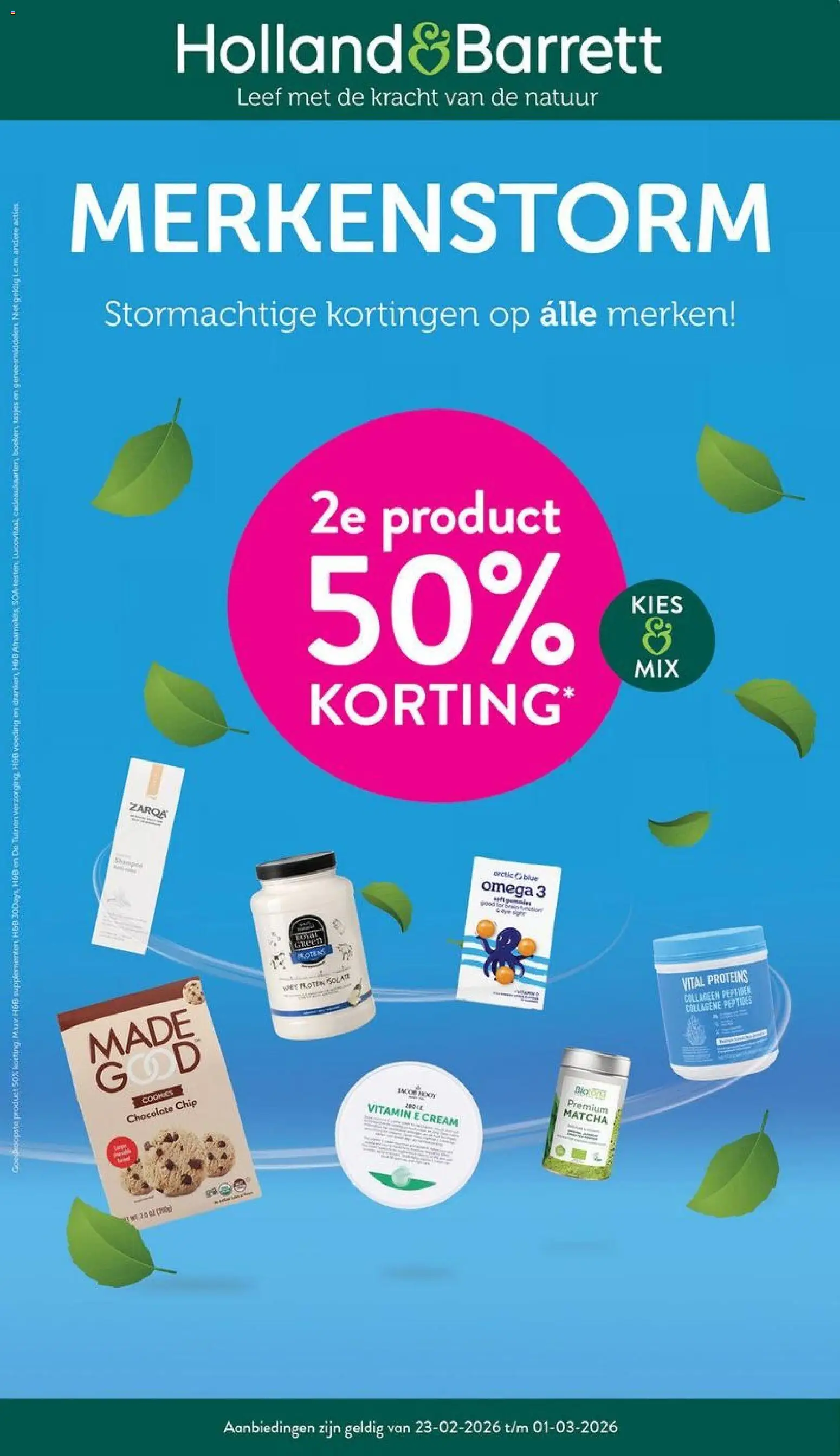 Voorbeeld van Folder van winkel Holland & Barrett geldig vanaf 23-02-2026