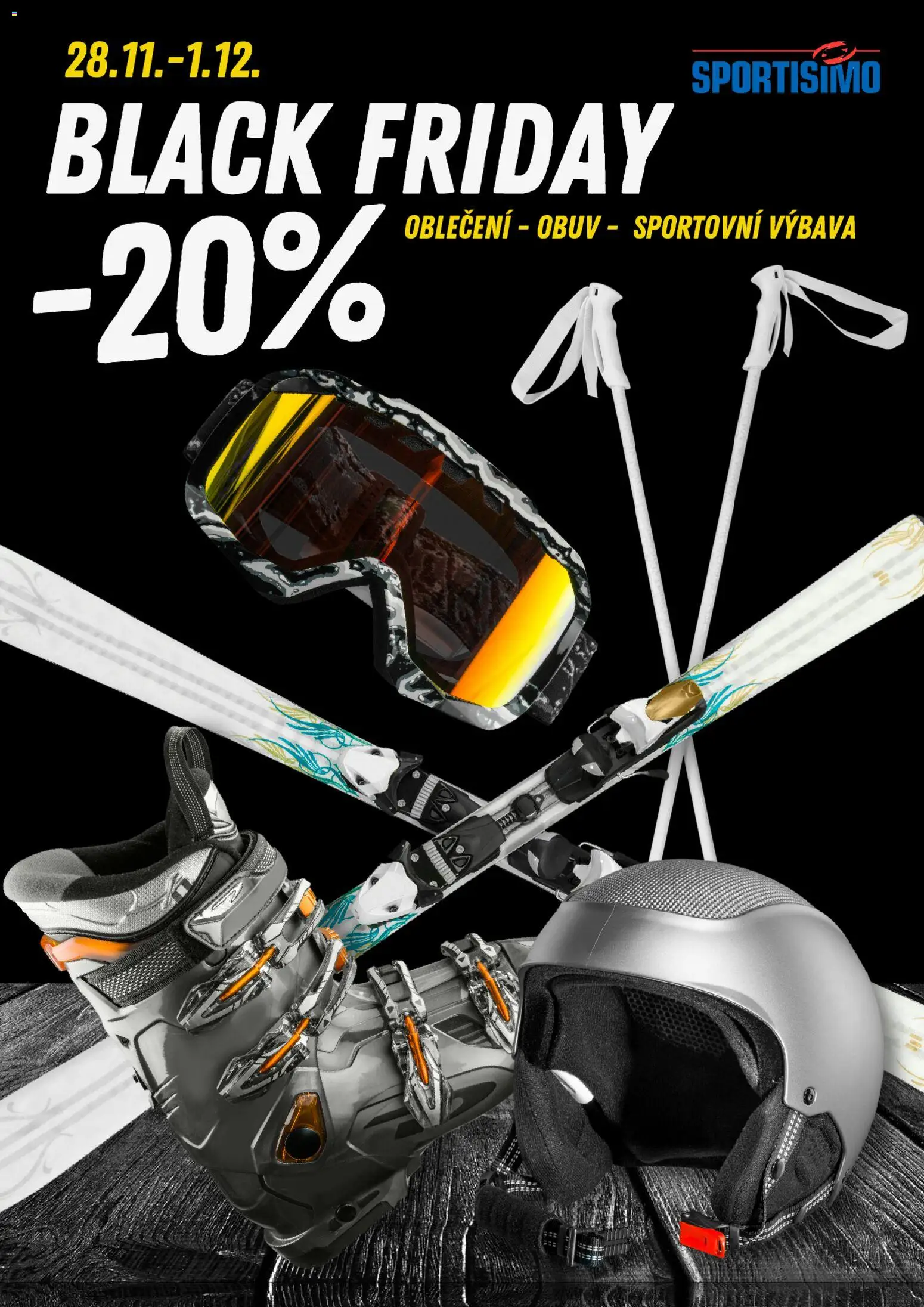 Náhled nabídky: Sportisimo Black Friday platný od 28.11.2025 - Oblečení, Obuv