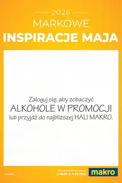 Pogląd gazetki "Makro gazetka - Markowe Inspiracje Maja" ze sklepu Makro ważnej od 28.04.2026