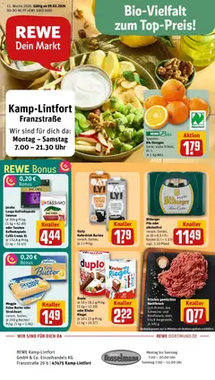 Vorschau von dem Prospekt des Geschäftes Rewe, gültig ab dem 09.03.2026