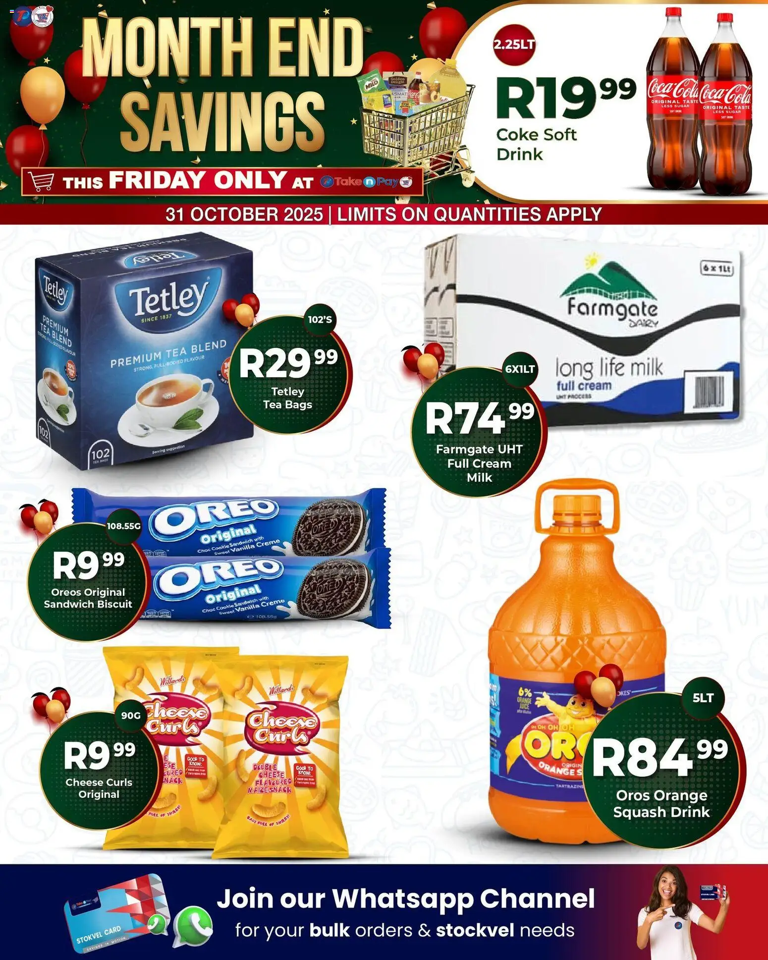 Preview of Take n Pay flyer valid from 31/10/2025