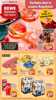 Vorschau von dem Prospekt des Geschäftes Rewe, gültig ab dem 09.02.2026