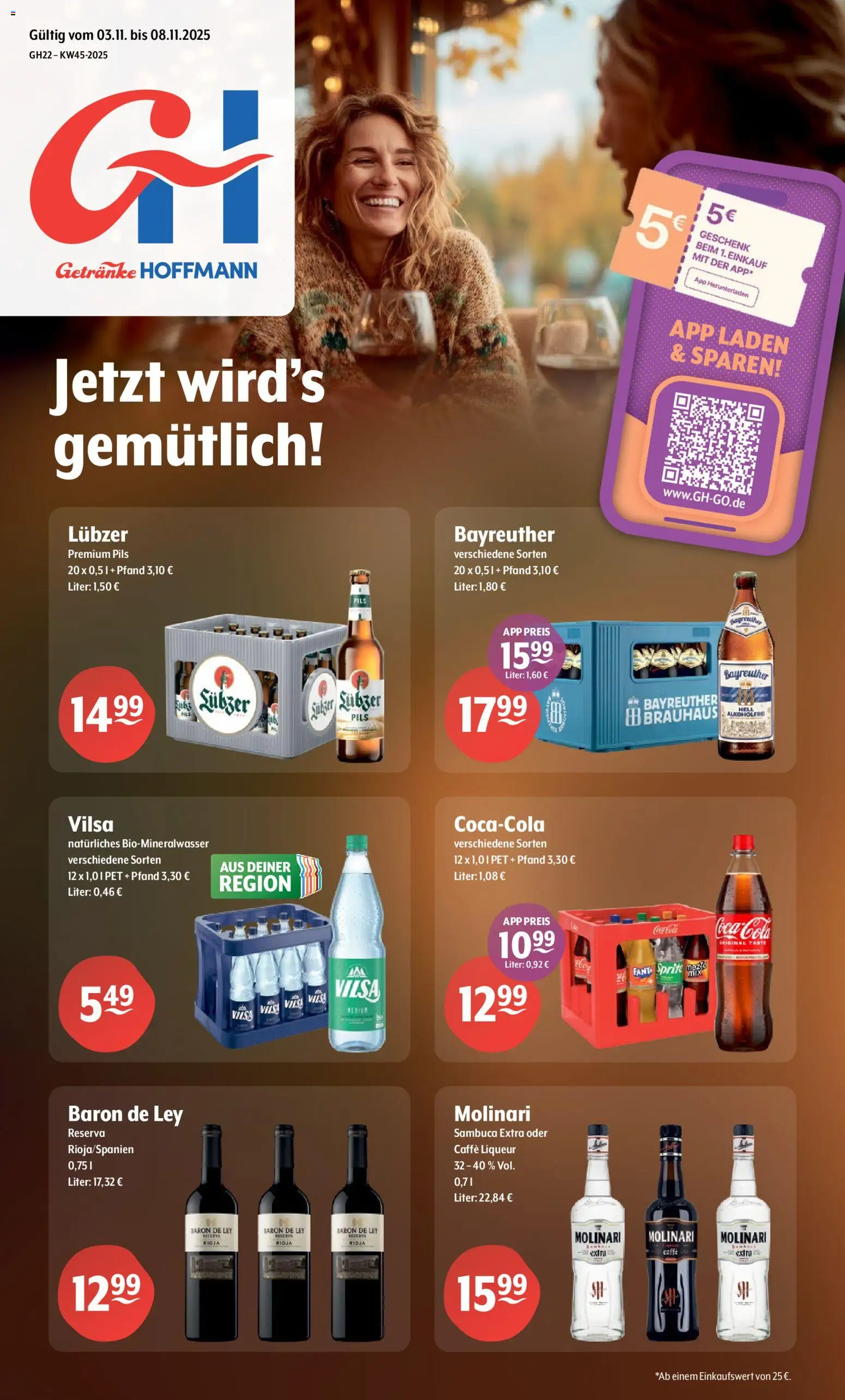 Vorschau von dem Prospekt des Geschäftes Getränke Hoffmann, gültig ab dem 03.11.2025