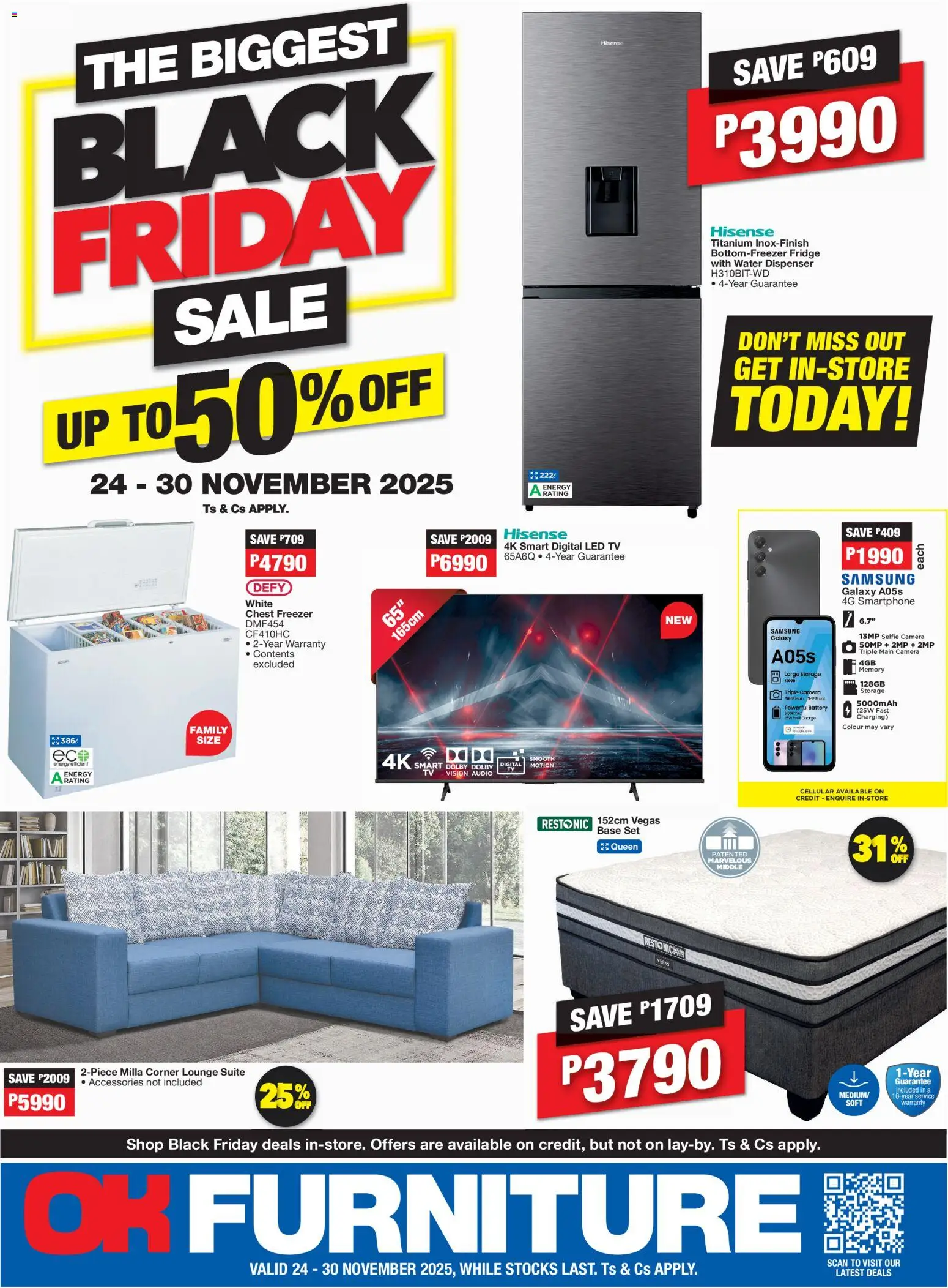 Preview of OK Furniture flyer valid from 24/11/2025