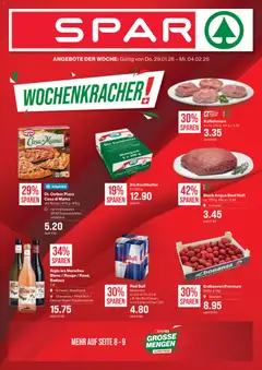 Vorschau des Merkblatts Aktionen vom Shop SPAR gültig von 29.01.2026 bis 04.02.2026