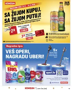 Pregled letka Katalog trgovine Konzum vrijedi od 03.12.2025 | Stranica: 43