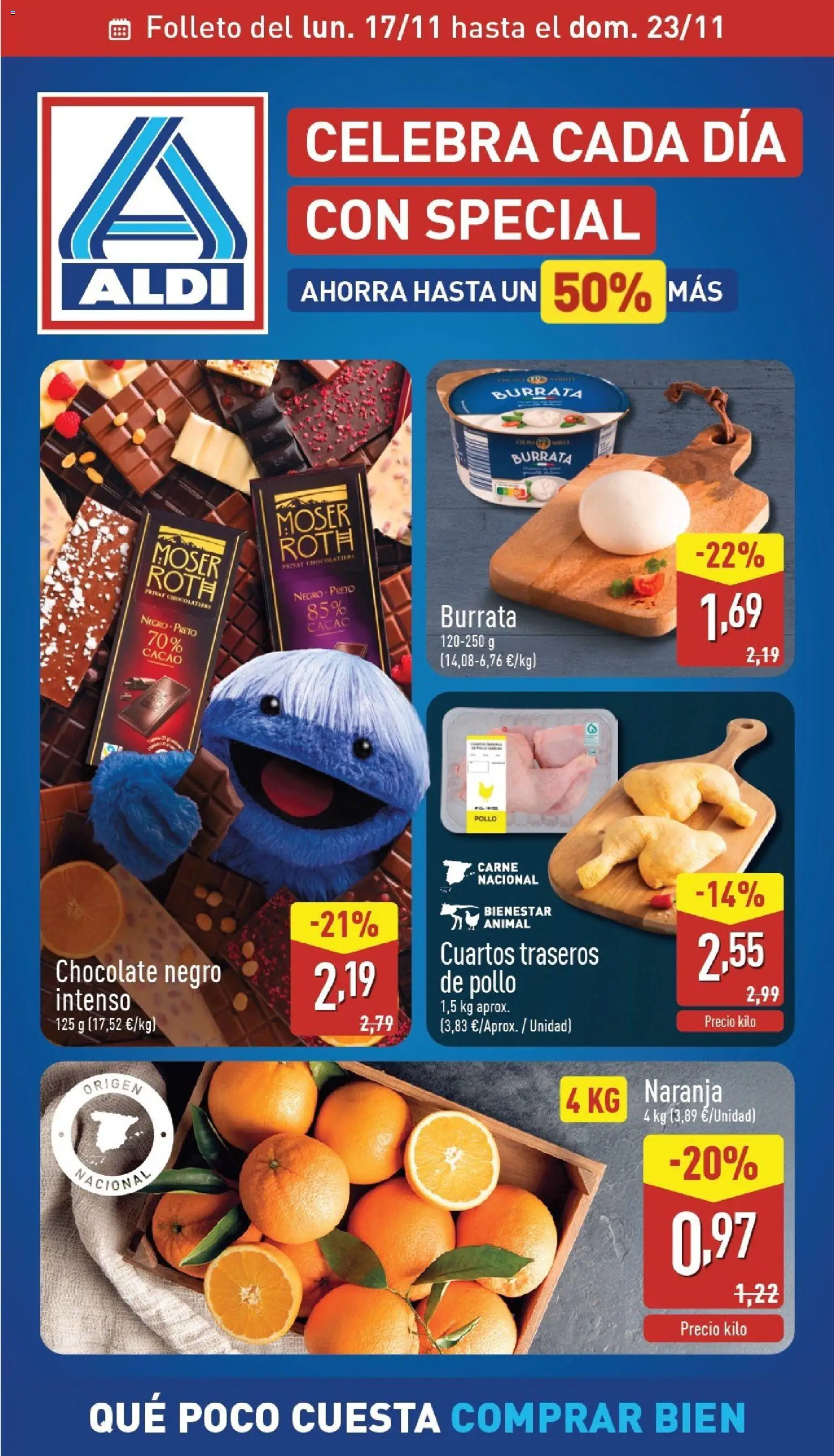 Vista previa del folleto de la tienda Aldi válido desde el 17/11/2025 