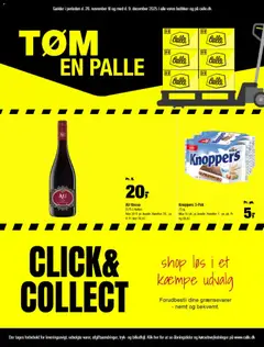 Eksempel på tilbudsavis Tøm en palle fra butik Calle gyldig fra 26/11/2025