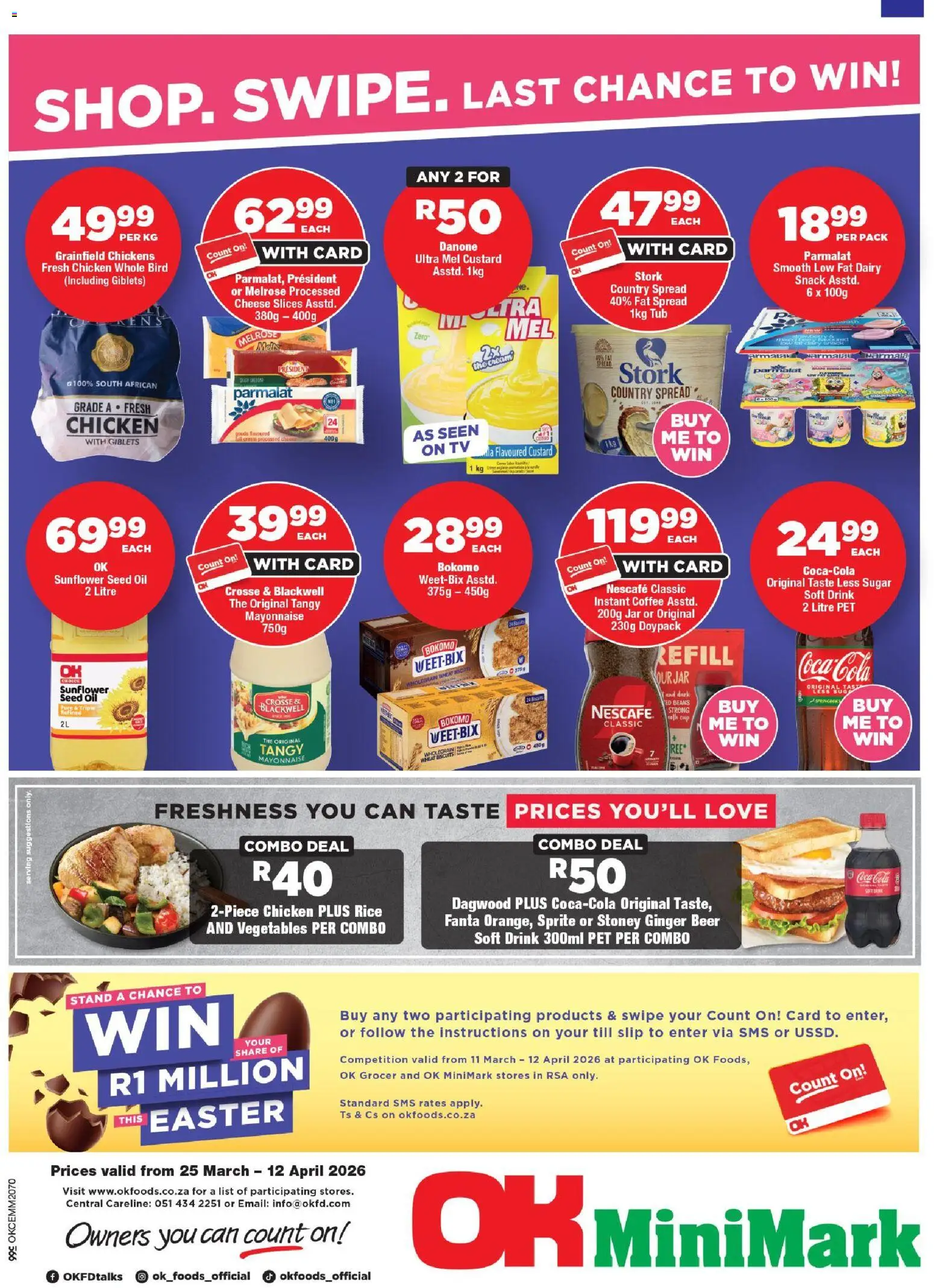 Preview of OK Foods flyer valid from 25/03/2026