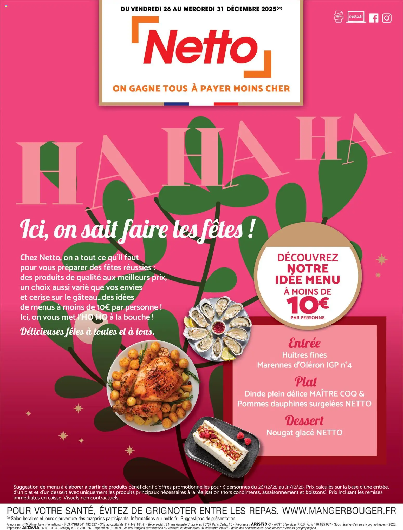 Prévisualisation de Offre du magasin Netto formulaire valide 26/12/2025