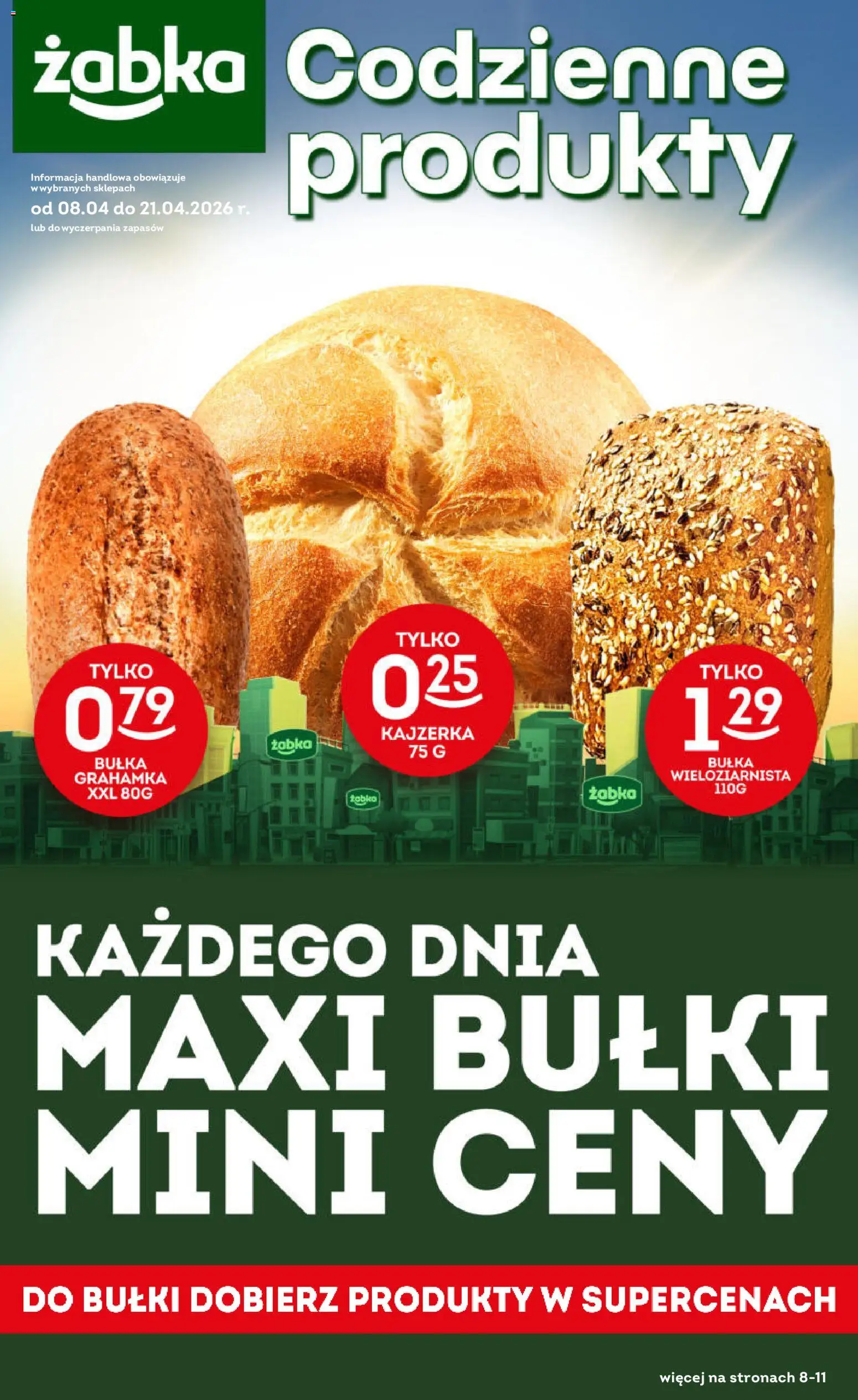 Pogląd gazetki "Żabka gazetka - Codzienne produkty" ze sklepu Żabka ważnej od 08.04.2026