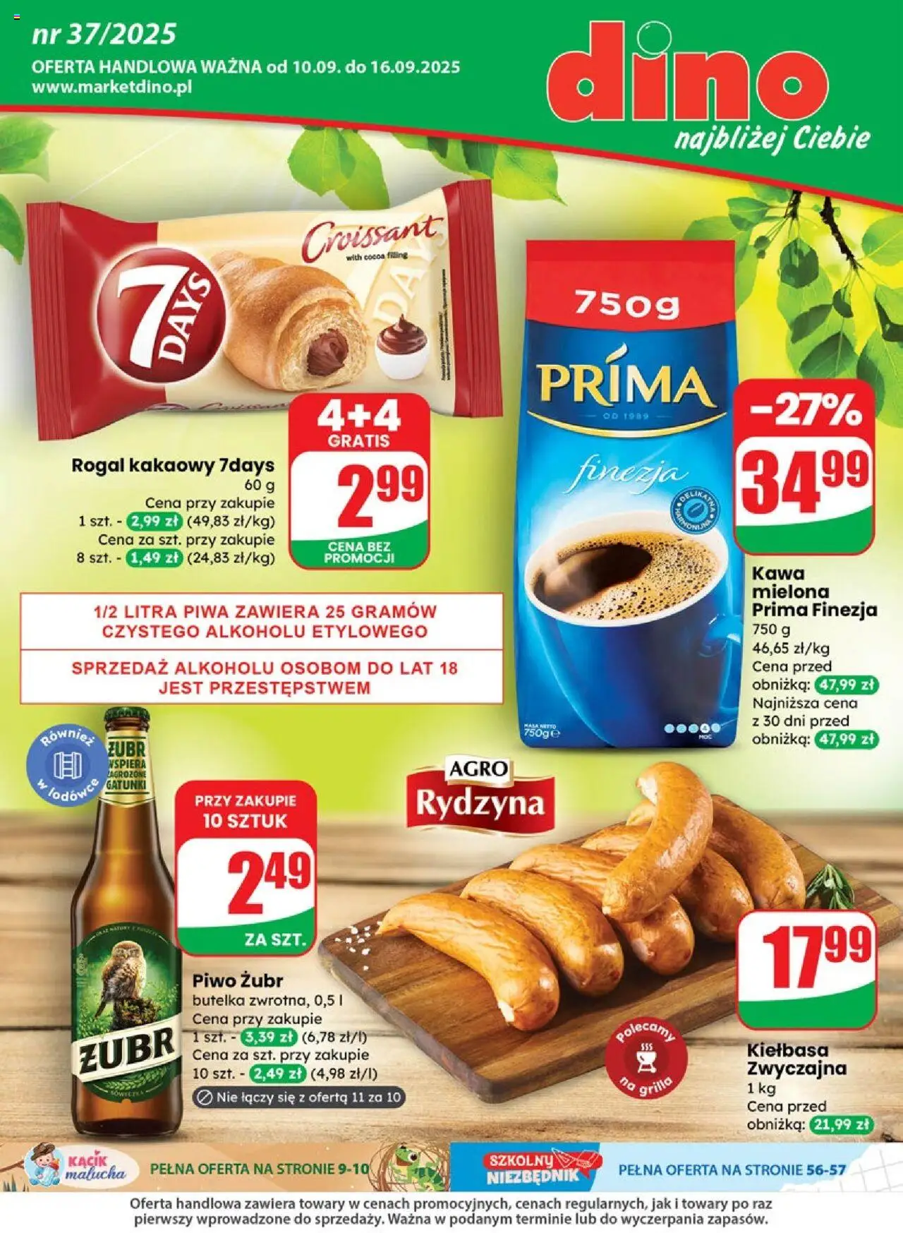 Dino gazetka 10.09.2025 - Aktualna gazetka promocyjna, akcje - Numer strony 1