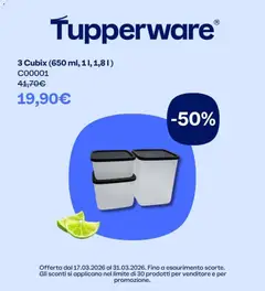 Anteprima dell'opuscolo Tupperware volantino dal negozio Tupperware valido da 30/03/2026