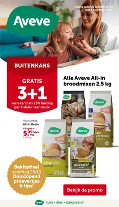 Prévisualisation de Folder du magasin Aveve formulaire valide 22/10/2025