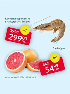 Попередній перегляд каталогу Поточна пропозиція з магазину Fozzy дійсний від 06.02.2026